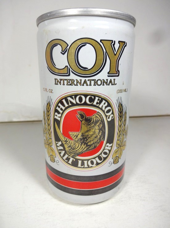 Coy - Rhinoceros Malt Liquor - Click Image to Close